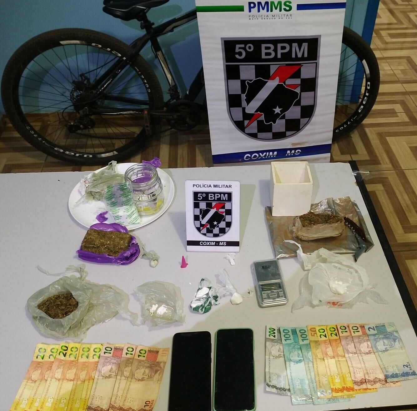 Imagem de compartilhamento para o artigo Polícia Militar prende dois por tráfico de drogas em Sonora da MS Todo dia